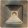 Dekoklammer Pyramide Pyramide - bronze (0,63/0,63cm)