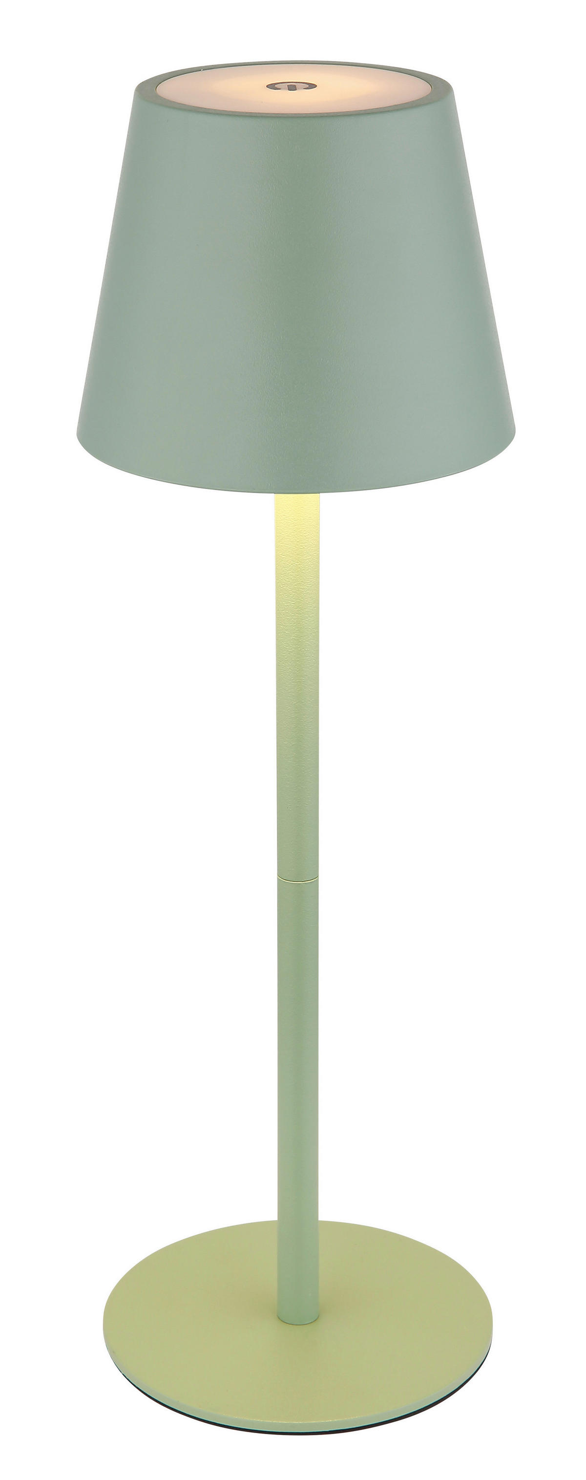 GLOBO LED-Tischleuchte Opal hellgrün Metall Kunststoff H/D: ca. 36x11,5 cm 1 Brennstellen VANNIE I - hellgrün/Opal (11,50/36,00cm) - GLOBO