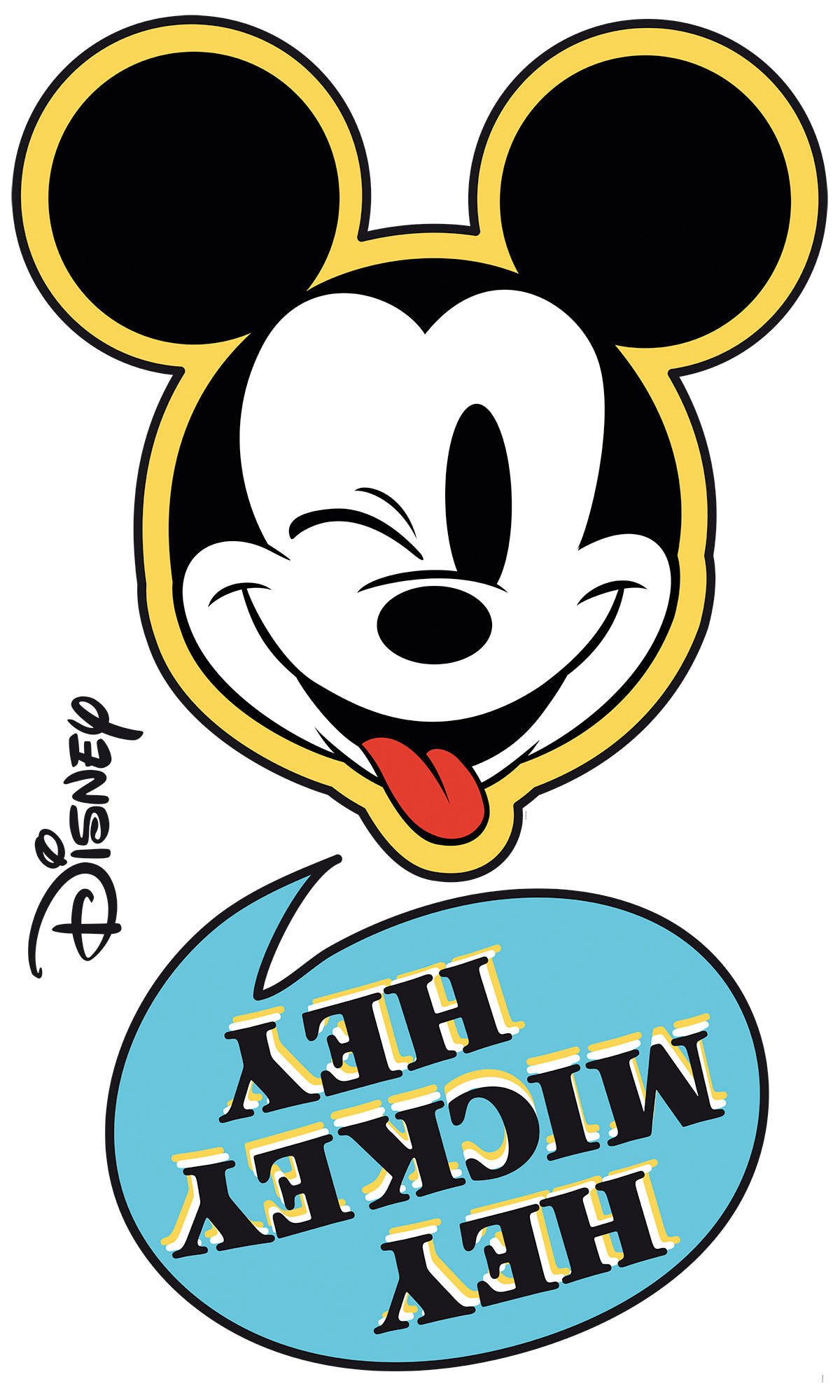 Komar Fototapete Mickey Hey XXL B/L: ca. 127x200 cm Mickey Hey XXL - (127,00/200,00cm) - Komar