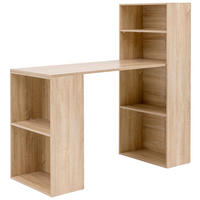 Schreibtisch Eiche Sonoma Nachbildung B/H/T: ca. 50x120x120 cm Schreibtisch - Eiche (50,00/120,00/120,00cm) - Wohnling