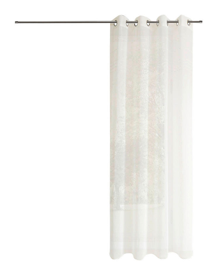 Thumbnail - Ösenvorhang Heidelberg offwhite B/L: ca. 140x245 cm