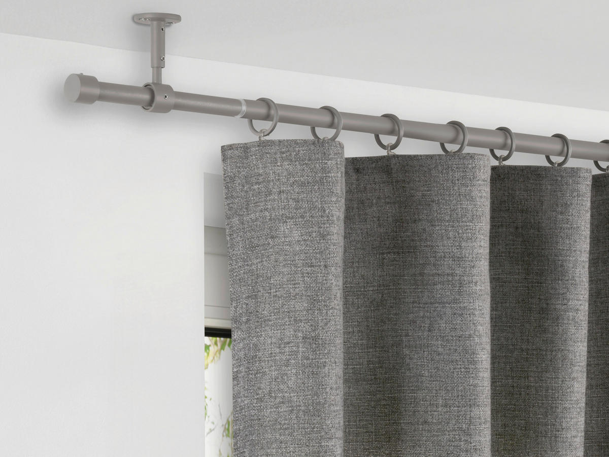 ondeco Stilgarnituren Cool-Gray Metall L: ca. 280 cm ausziehbar von ca. 160 bis 280 cm 1.0 Läufe Teleskopgarnitur_2in1 - Cool-Gray (280,00cm) - ondeco