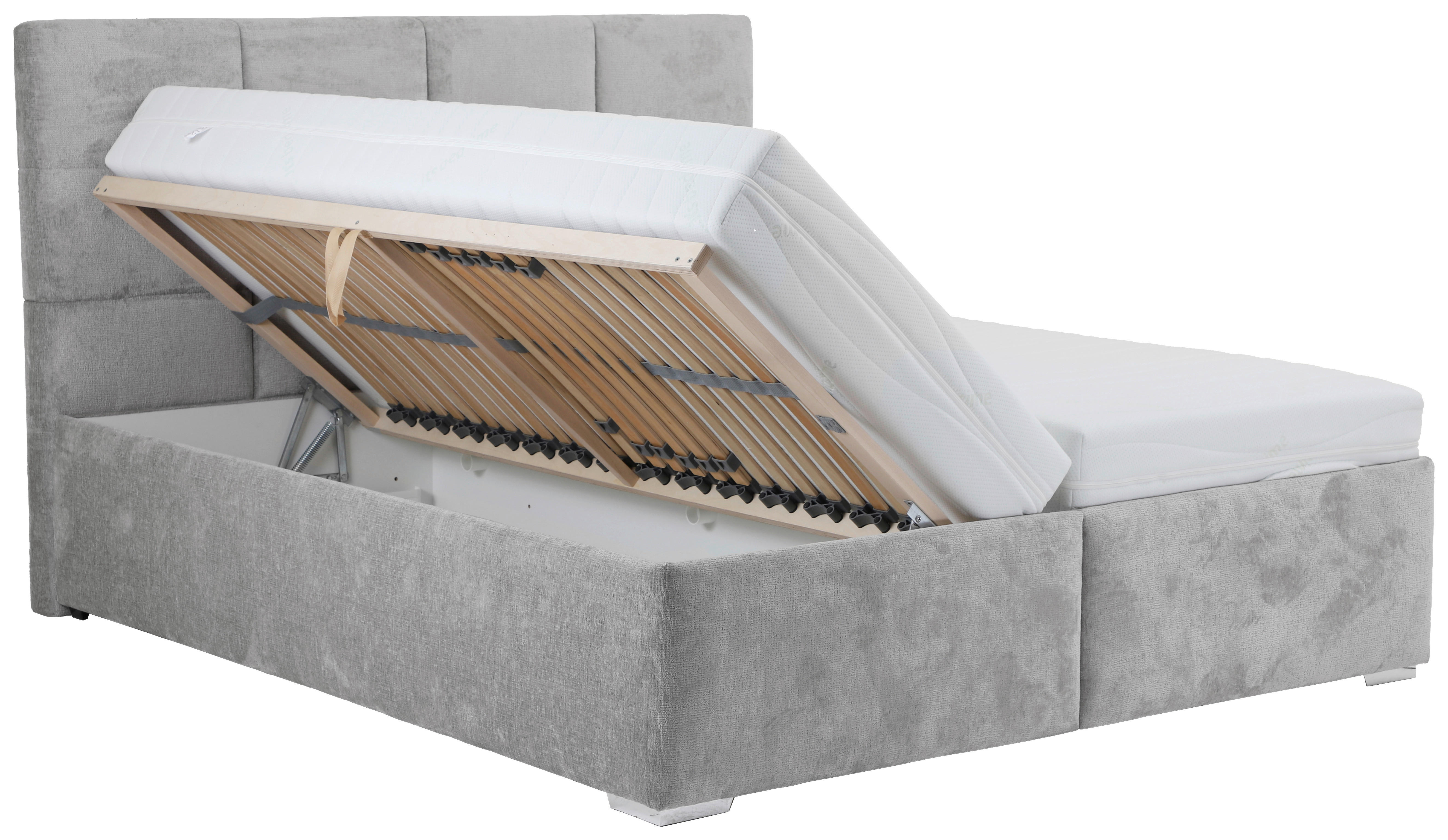 Thumbnail - Polsterbett Aida grau