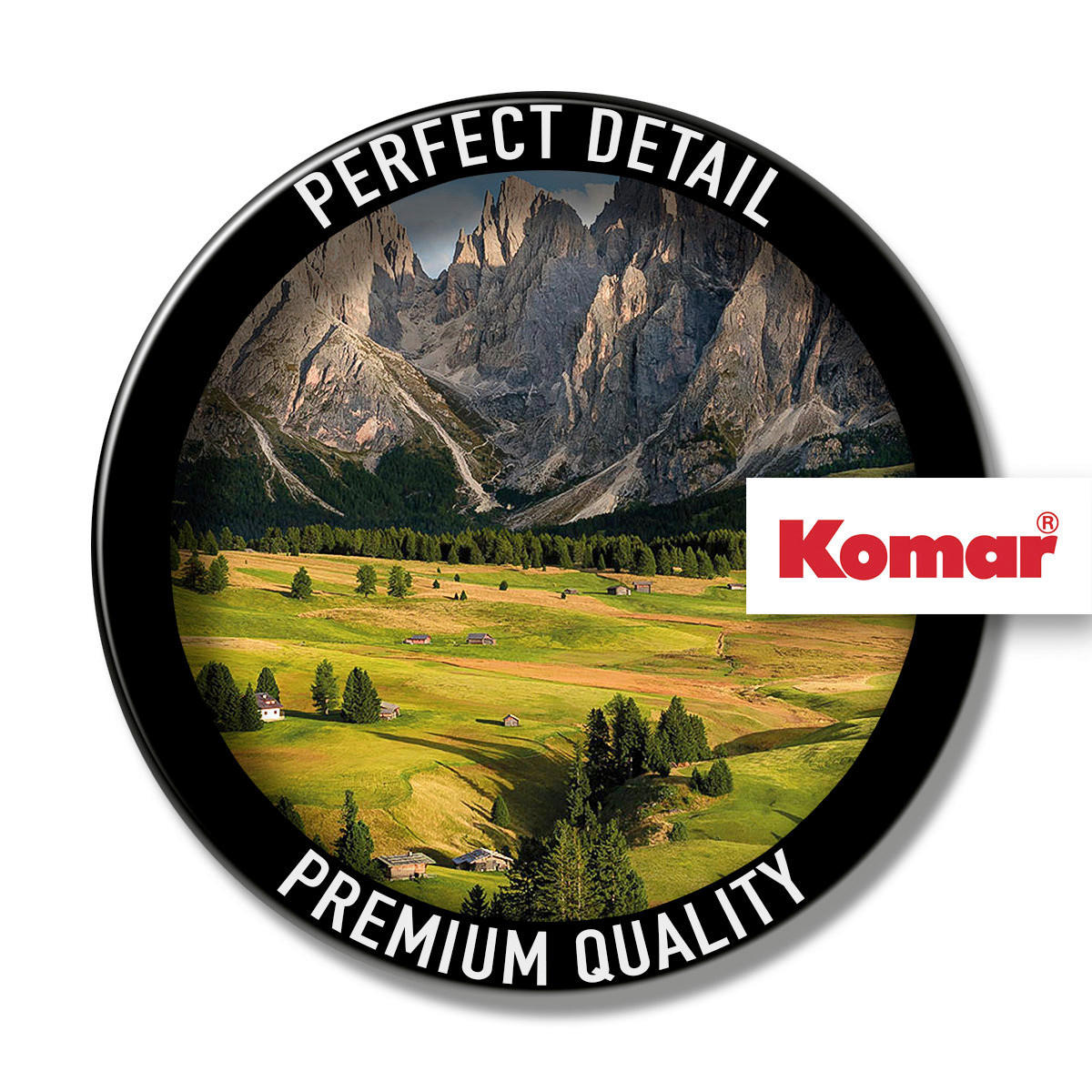 Komar Fototapete Alpen B/L: ca. 400x250 cm Alpen - (400,00/250,00cm) - Komar