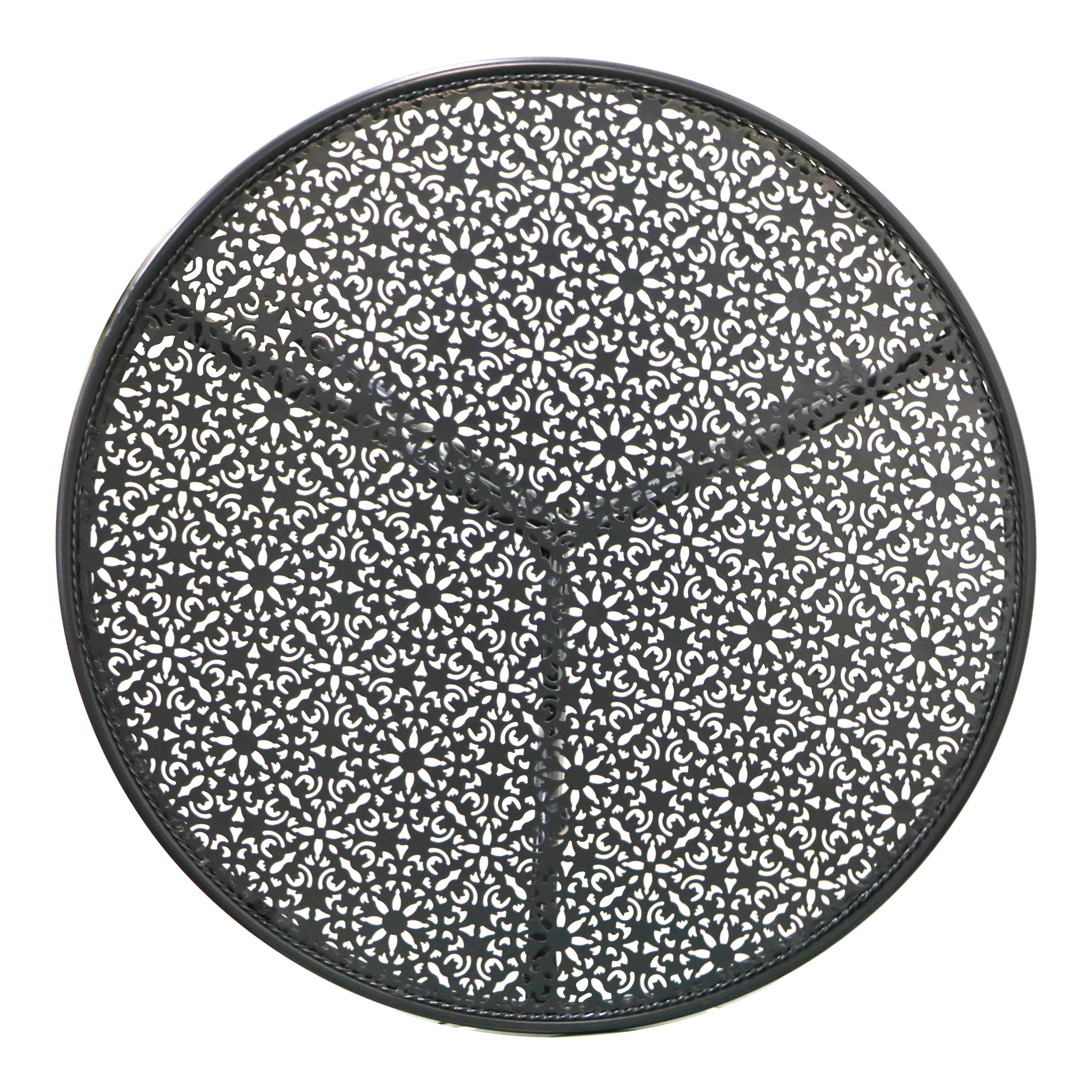 AXI Outdoor Living Bistroset Eloise anthrazit Metall B/H/L: ca. 60x92x60 cm Eloise - anthrazit (60,00/60,00/92,00cm) - AXI Outdoor Living