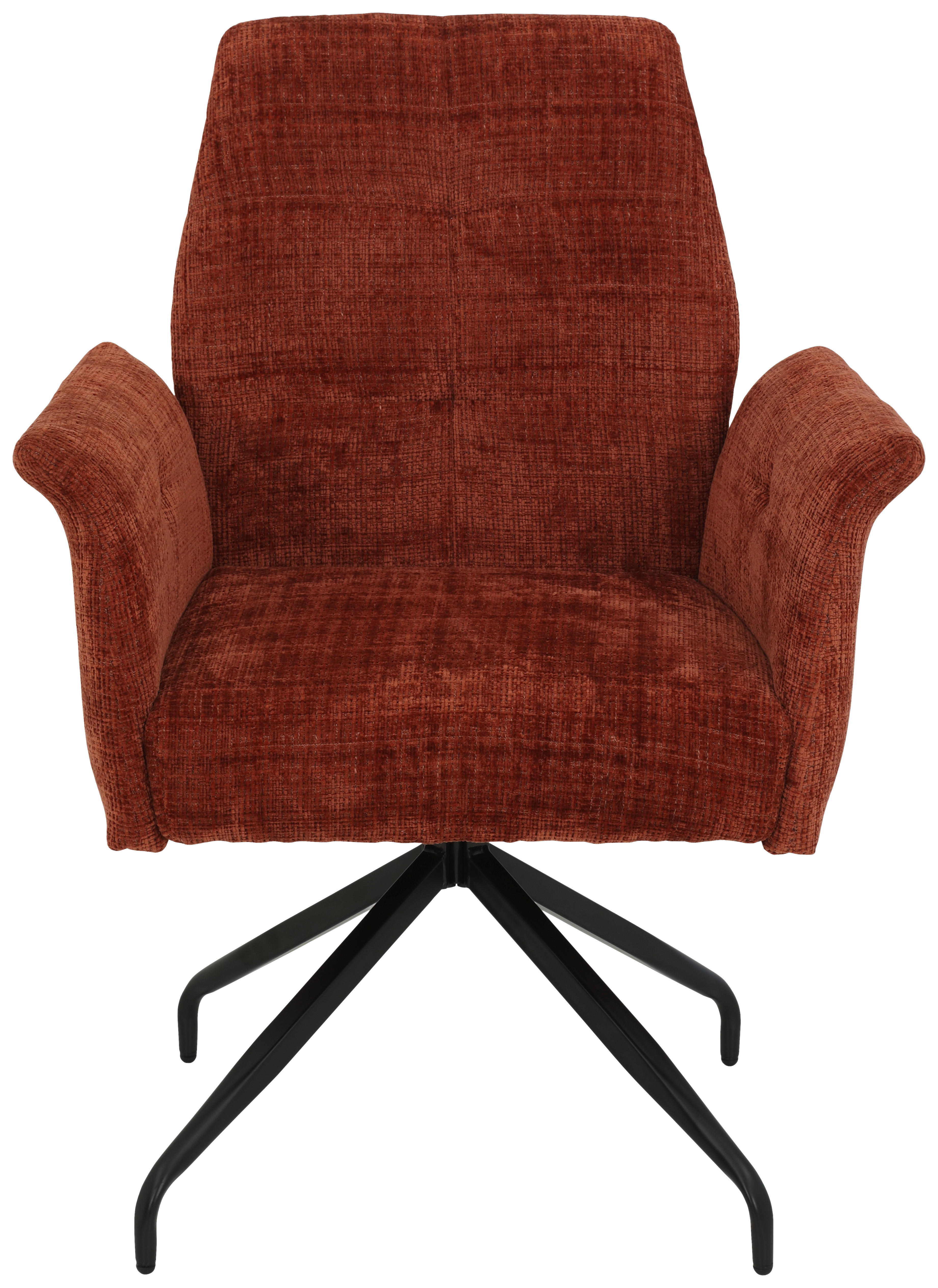 Armlehnstuhl Viktoria, 4er-Set Copper Microfaser Webstoff B/H/T: ca. 71x93x68 cm Viktoria, 4er-Set - Copper (71,00/93,00/68,00cm) - Hela