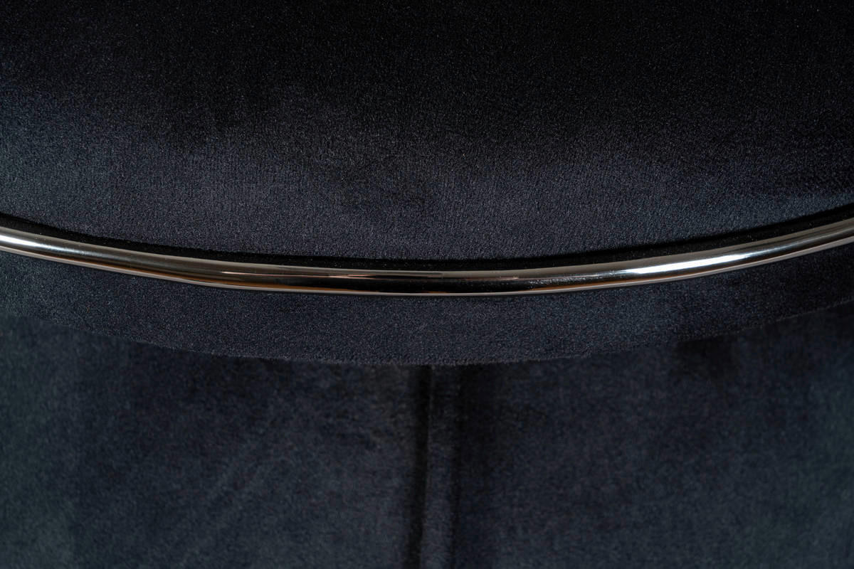 360 Living Hocker Corin 100 schwarz Graphit H/D: ca. 51,5x51,5 cm Corin 100 - schwarz/Graphit (51,50/51,50cm) - 360 Living