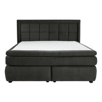 Boxspringbett  anthrazit dunkel Liegefläche B/L: ca. 180x200 cm Sophia_Max_Boxspringbett - anthrazit (200,00/133,00/219,00cm)