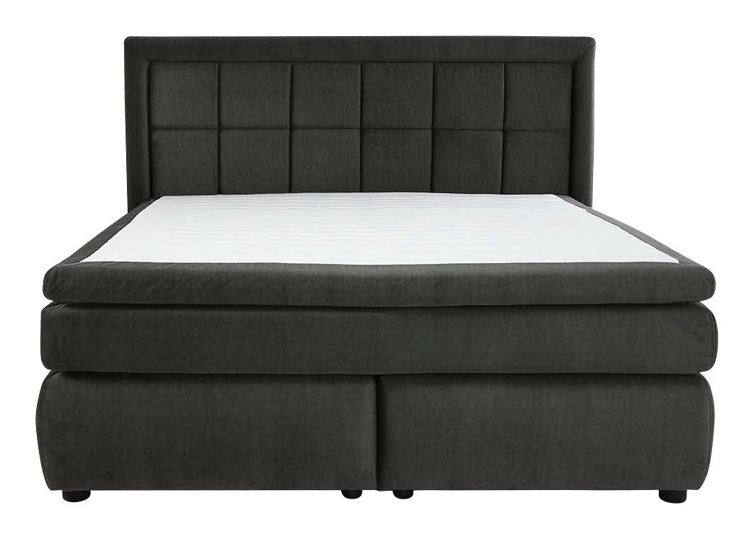 Boxspringbett  anthrazit dunkel Liegefläche B/L: ca. 180x200 cm günstig online kaufen