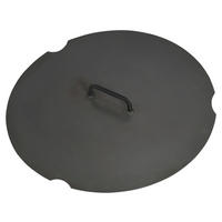 CookKing Deckel für Feuerschale schwarz Stahl B/T: ca. 62x62 cm Deckel_für_Feuerschale - schwarz (62,00/62,00cm) - CookKing