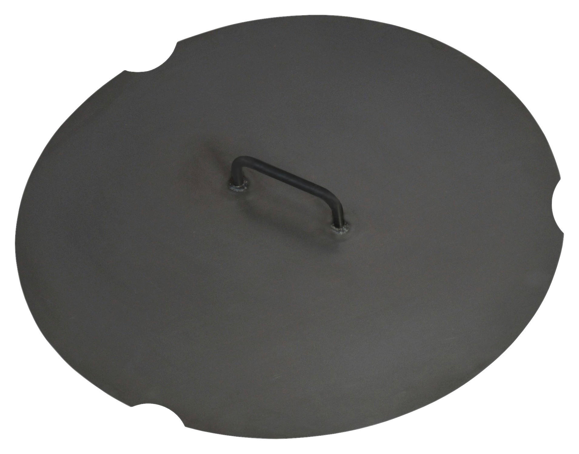 CookKing Deckel für Feuerschale schwarz Stahl B/T: ca. 62x62 cm