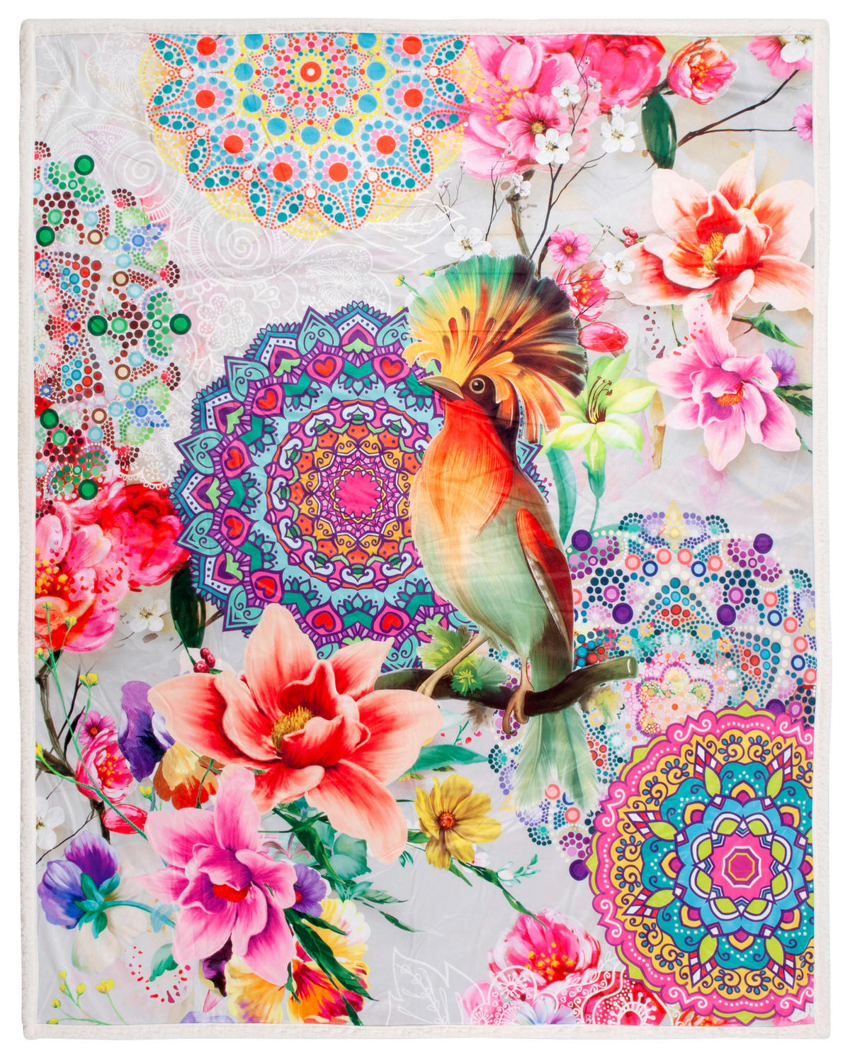 Wohndecke Bindi Polysamt Bindi - Multi (130,00/160,00cm) - HIP