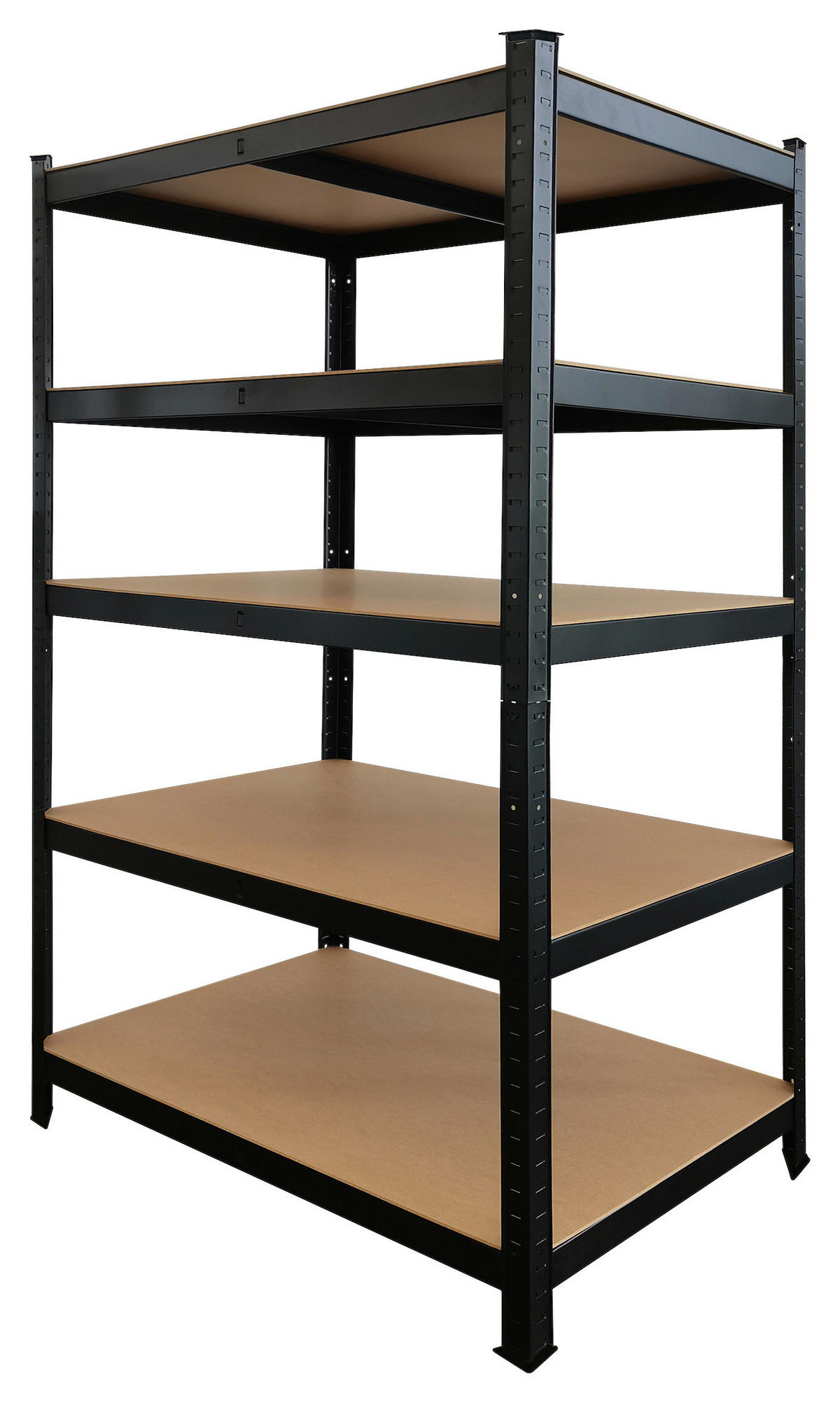 Schwerlaststeckregal schwarz B/H/T: ca. 120x180x60 cm Schwerlaststeckregal 180x120x60cm S - schwarz (120,00/180,00/60,00cm)