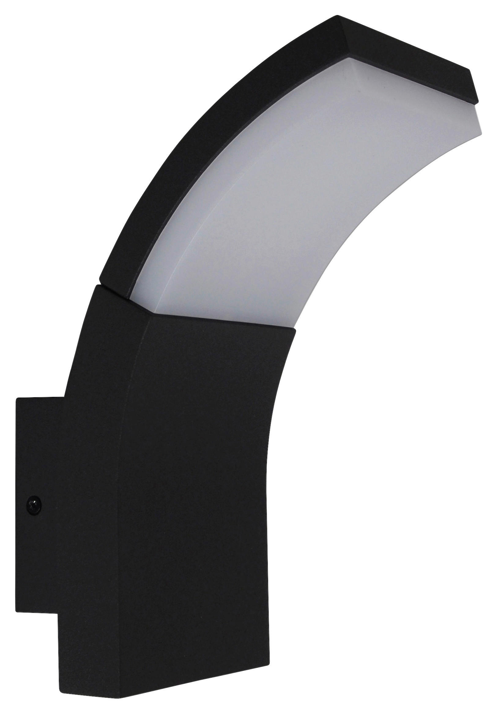 LED-Außenwandleuchte 1226097 schwarz weiß B/H/L: ca. 19,8x13,4x8,4 cm LED Außenwandleuchte "Orbis" - weiß/schwarz (8,40/19,80/13,40cm) - Näve Leuchten