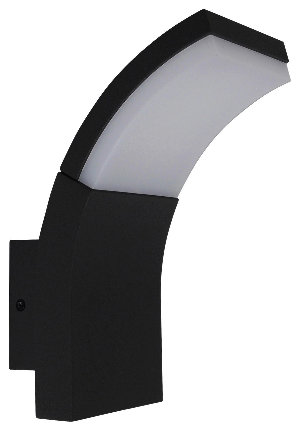 LED-Außenwandleuchte 1226097 schwarz weiß B/H/L: ca. 19,8x13,4x8,4 cm LED Außenwandleuchte "Orbis" - weiß/schwarz (8,40/19,80/13,40cm) - Näve Leuchten