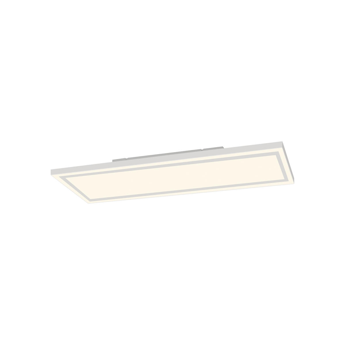 Just Light LED-Deckenleuchte BEDGING 14882-16 weiß Eisen Kunststoff B/H/T: ca. 80x5,6x35 cm 2 Brennstellen BEDGING - weiß (80,00/5,60/35,00cm) - Just Light