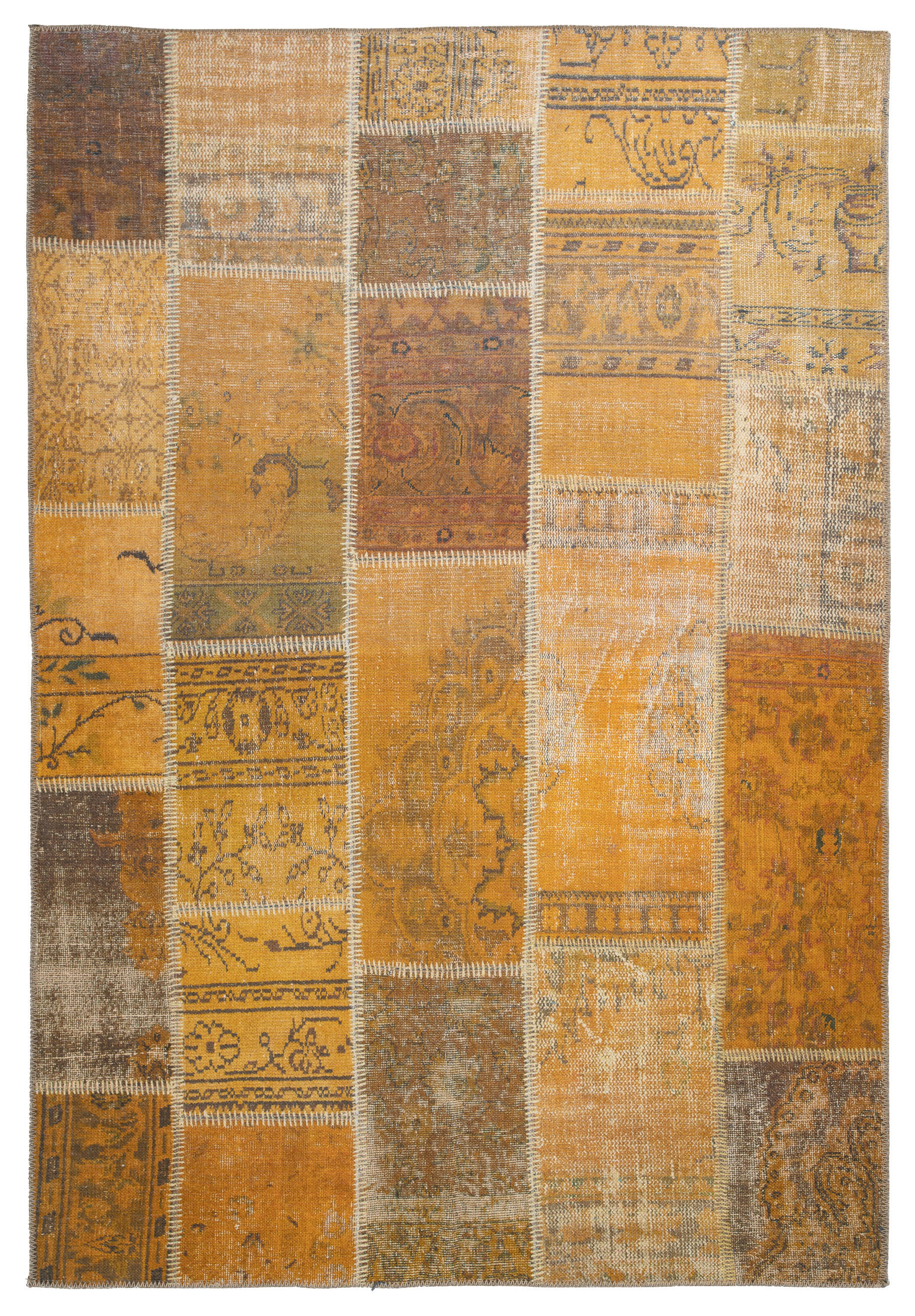 360Living Teppich Faye gold B/L: ca. 110x180 cm Faye - gold (110,00/180,00cm) - 360Living
