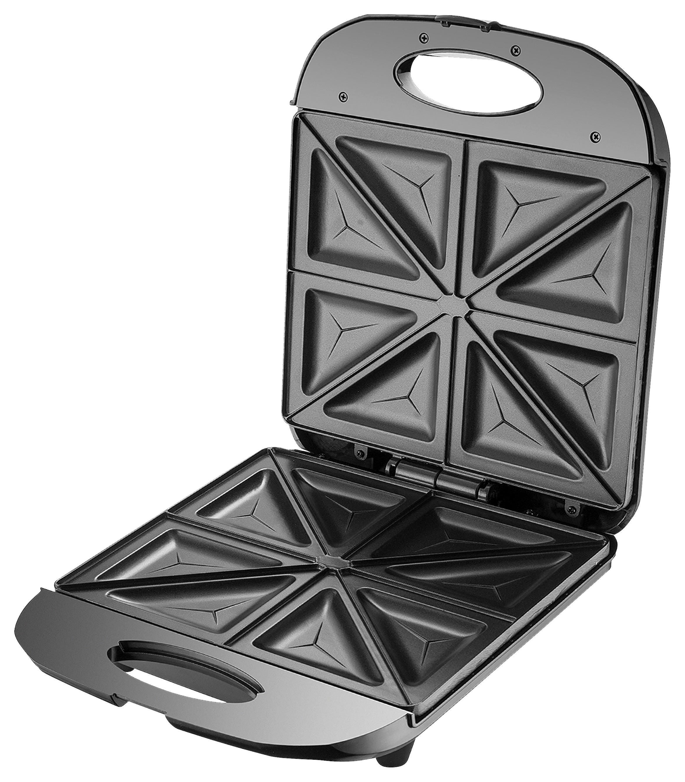 MICHELINO Sandwichtoaster 29033 schwarz Kunststoff Aluminium B/H/L: ca. 26x günstig online kaufen