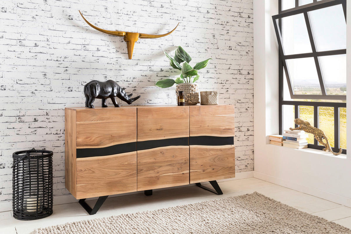 Sideboard B/H/T: ca. 148x85x43 cm Sideboard - (148,00/85,00/43,00cm) - Wohnling