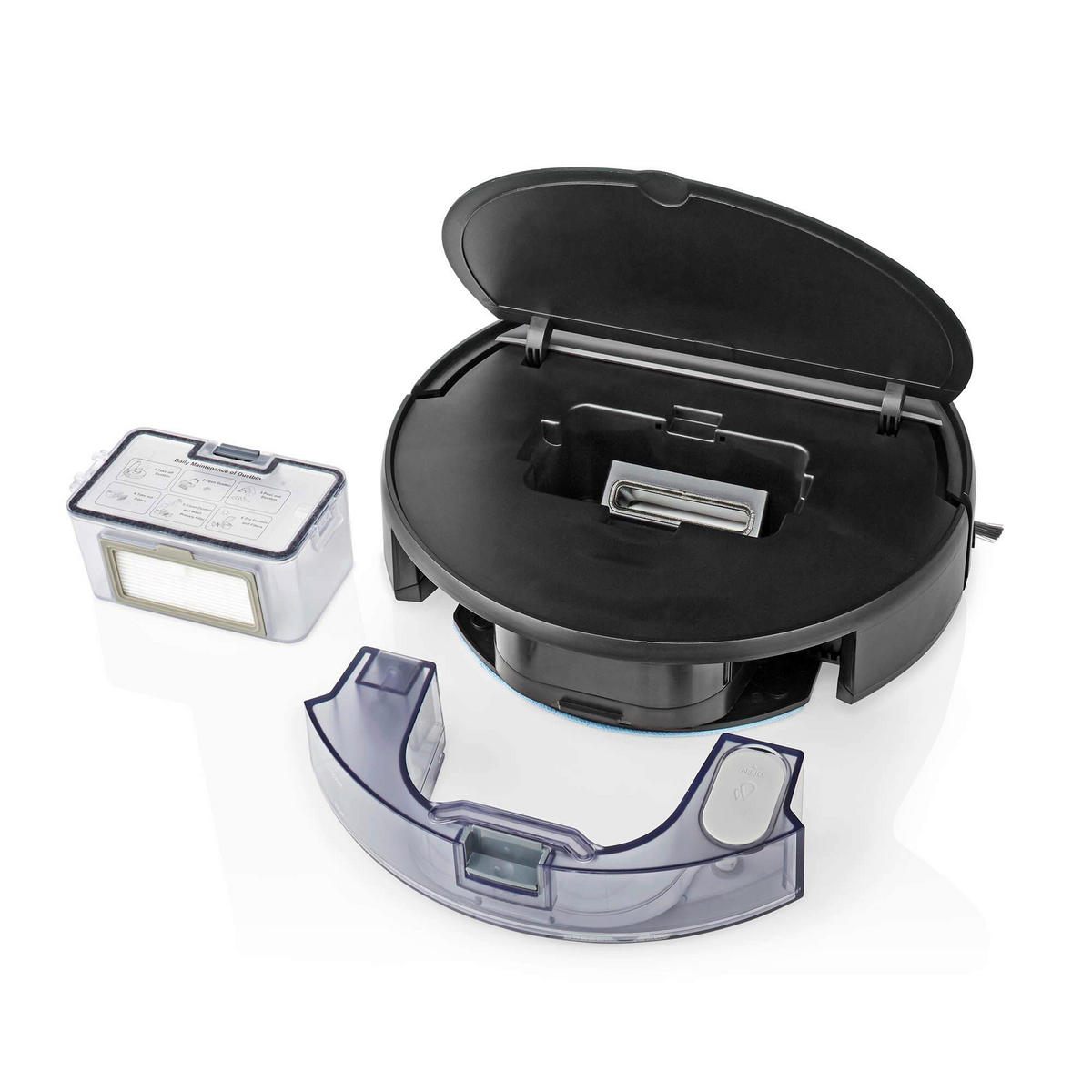 Nedis Roboter-Staubsauger schwarz Kunststoff B/H/L: ca. 32x7,8x0,3 cm SmartLife - schwarz (0,30/32,00/7,80cm) - Nedis