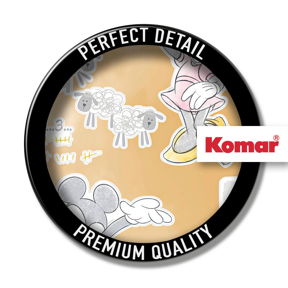Komar Wandtattoo Counting Sheeps Disney Counting Sheeps B/L: ca. 50x70 cm Counting Sheeps - (50,00/70,00cm) - Komar