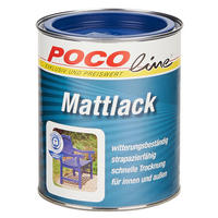 POCOline Acyl Buntlack enzianblau matt ca. 0,75 l Mattlack_Acryl_2in1 750ml - enzianblau (750ml) - POCOline