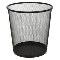 Papierkorb schwarz Metall B/H/D: ca. 26,5x28x26,5 cm Papierkorb - schwarz (26,50/28,00cm)