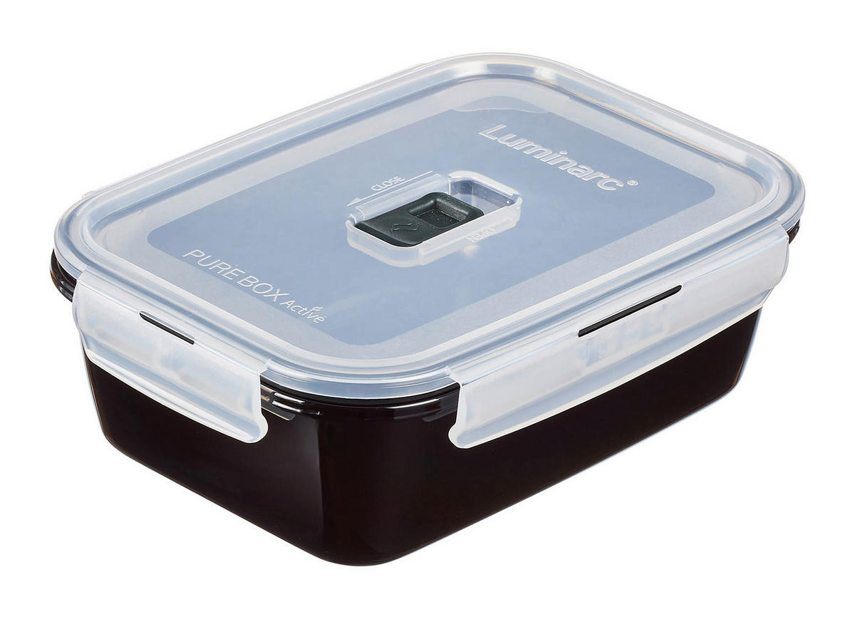 CreaTable Frischhaltedosenset Black Box schwarz Black Box - schwarz - CreaTable