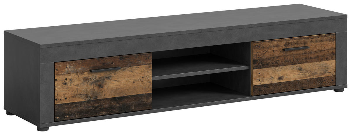 Lowboard Jam Matera Nachbildung Old Wood Nachbildung B/H/T: ca. 37x160x40 cm Jam - (37,00/160,00/40,00cm) - xonox.home