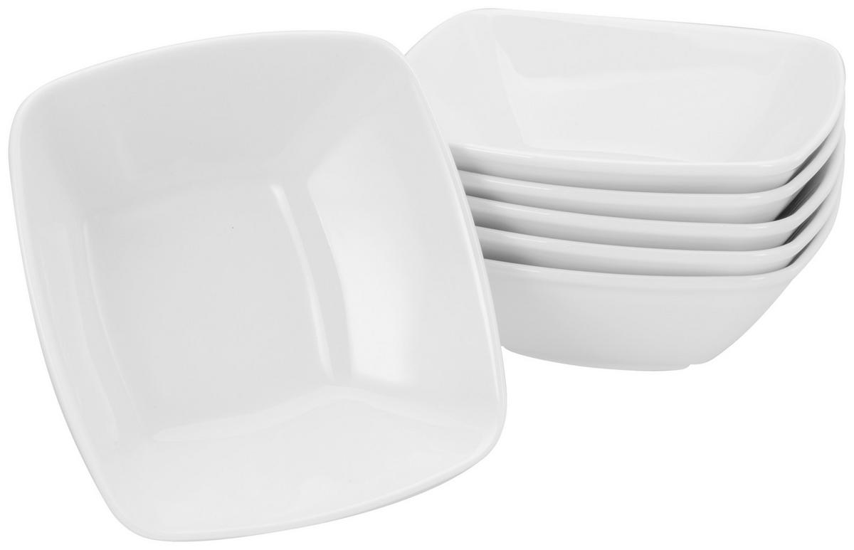 CreaTable Müslischalen Victoria weiß Porzellan Victoria - weiß - CreaTable