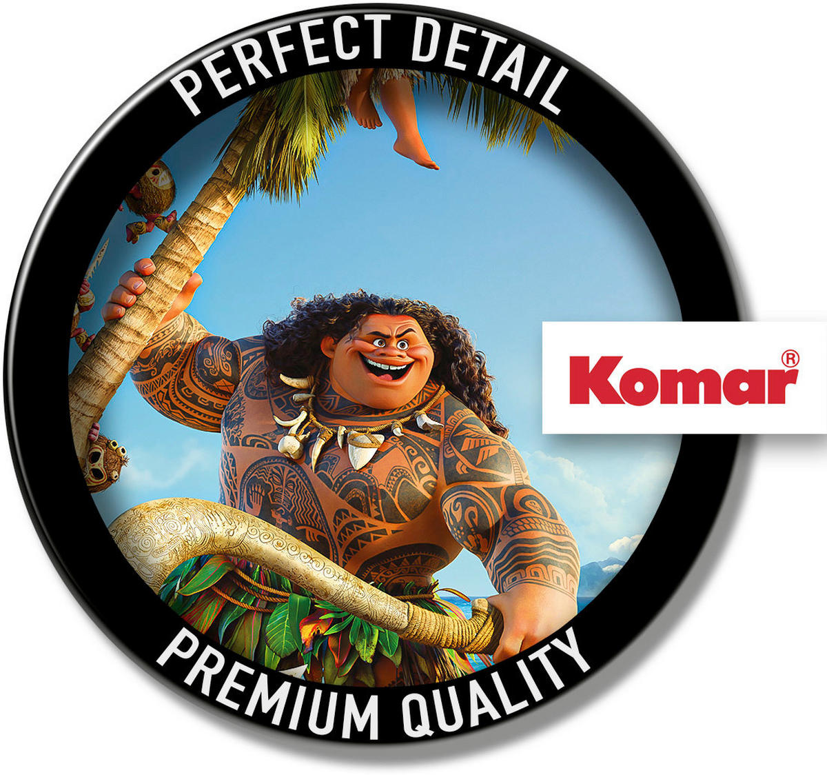 Komar Fototapete Moana and Maui multicolor B/H: ca. 184x248 cm Moana and Maui - multicolor (184,00/248,00cm) - Komar