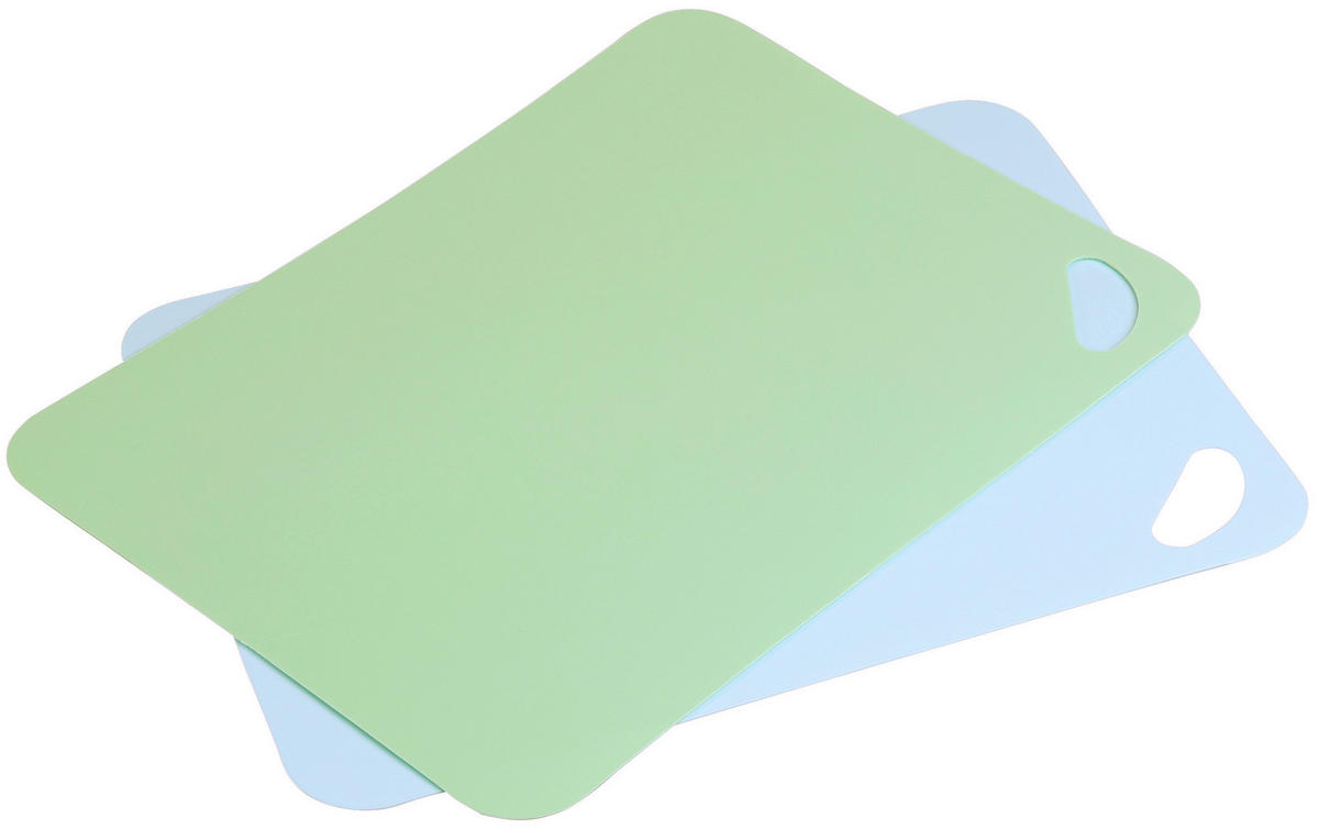 Kesper Schneidbrett Schneidbrett_2erSet - blau/mint (38,00/29,00/0,40cm) - Kesper