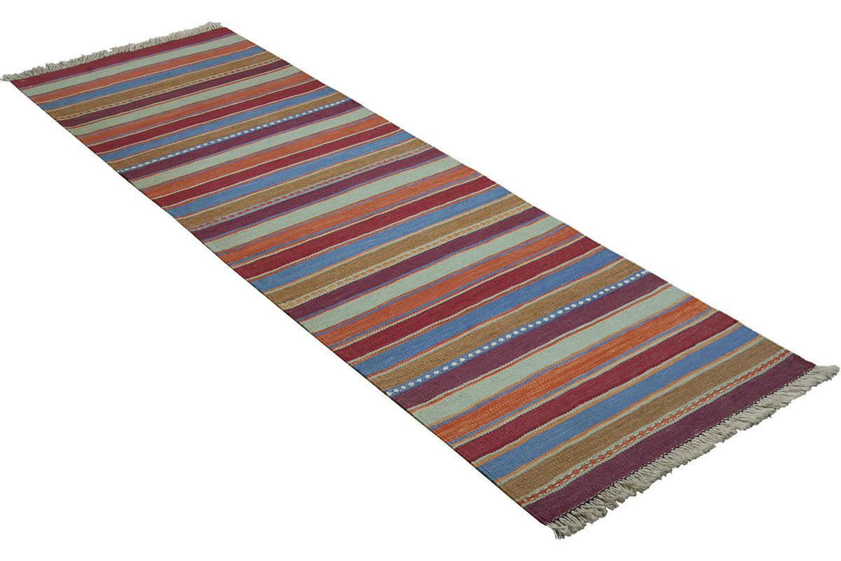 Teppich multicolor B/L: ca. 62x202 cm Teppich Kelim Gashgai - multicolor (62,00/202,00cm)