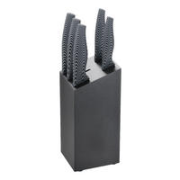 MICHELINO Messerset schwarz Edelstahl 6 tlg. Messerblock_Michelino_6tlg. - schwarz - MICHELINO
