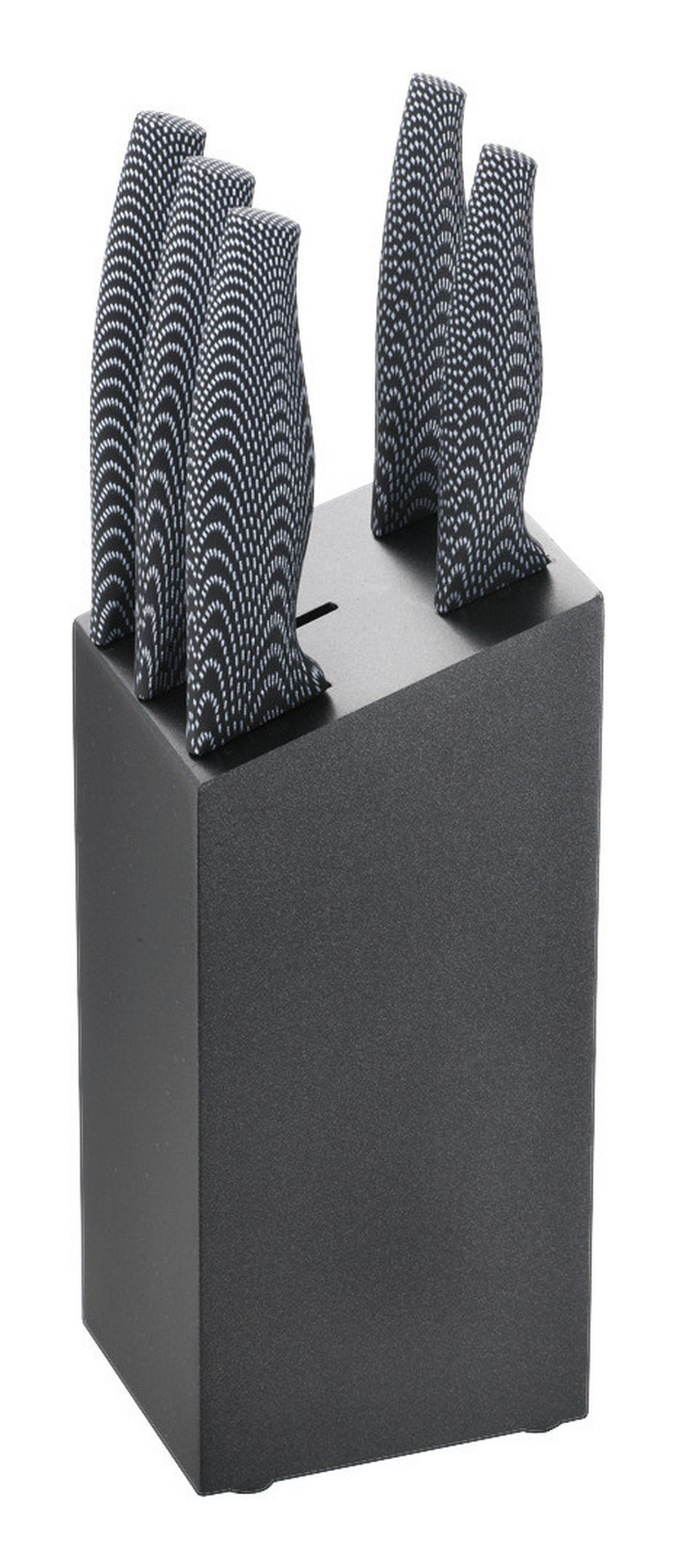 MICHELINO Messerset schwarz Edelstahl 6 tlg. Messerblock_Michelino_6tlg. - schwarz - MICHELINO