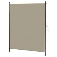 Outsunny Seitenmarkise sand Aluminium B/H/L: ca. 3,8x305x200 cm Seitenmarkise - sand (200,00/3,80/305,00cm) - Outsunny