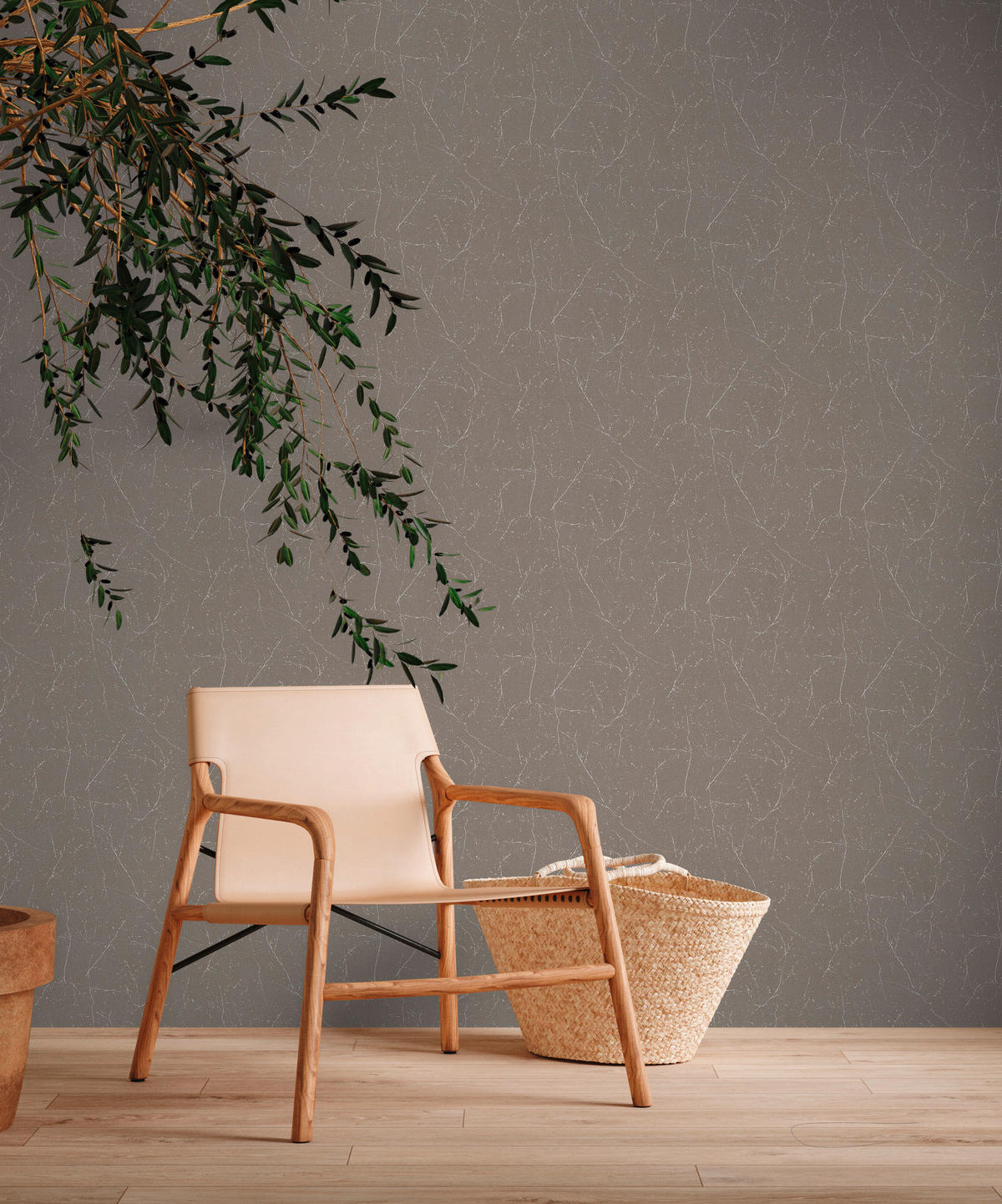 A.S.Creation Vliestapete Terra braun B/L: ca. 53x1005 cm Terra - braun (53,00/1005,00cm) - A.S.Creation