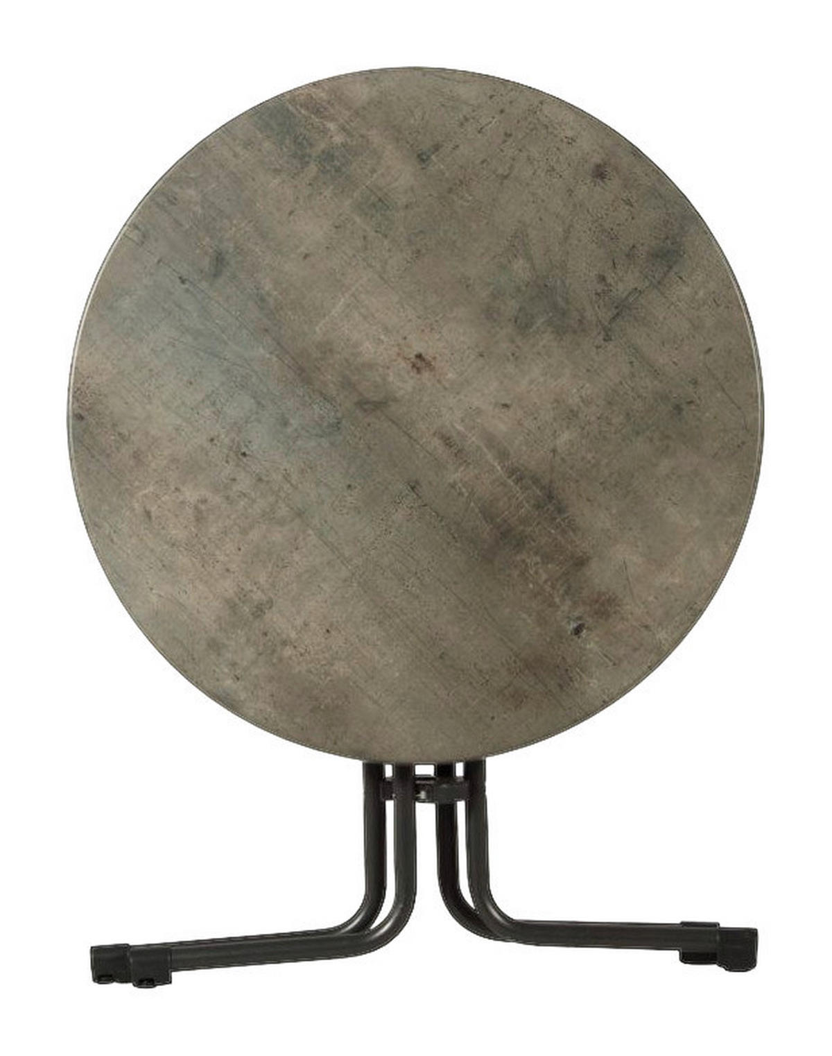 Acamp Gartentisch Piazza anthrazit Stahl H/D: ca. 72x80 cm Piazza - anthrazit/grau (80,00/72,00cm) - Acamp