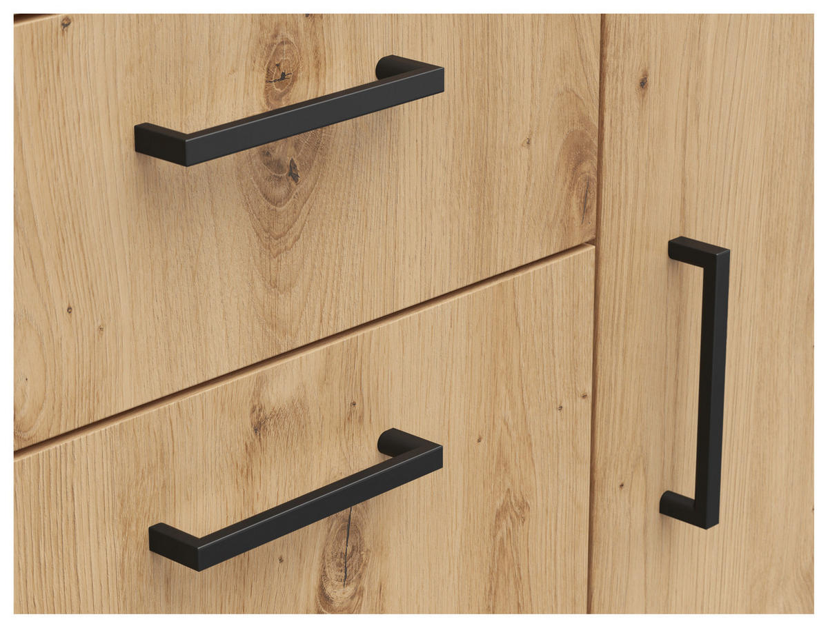 Kommode Multi-Stauraum Typ 26 Eiche Artisan Nachbildung B/H/T: ca. 80x83x40 cm Multi-Stauraum Typ 26 - Eiche (80,00/83,00/40,00cm)