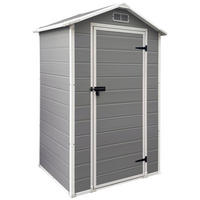 POCOline Gartenhaus Basic grau Basic - weiß/grau - POCOline