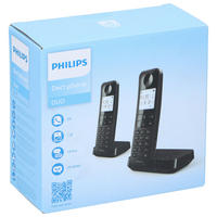 Philips Telefon D2752B/12 schwarz DECT-Telefonset_D2752B/12 - schwarz - Philips