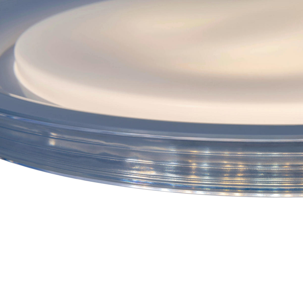 Näve Leuchten LED-Deckenleuchte weiß Metall Kunststoff B/H/T/D: ca. 50,5x7,5x50,5x50,5 cm CLAIRE - weiß (50,50/7,50/50,50cm) - Näve Leuchten