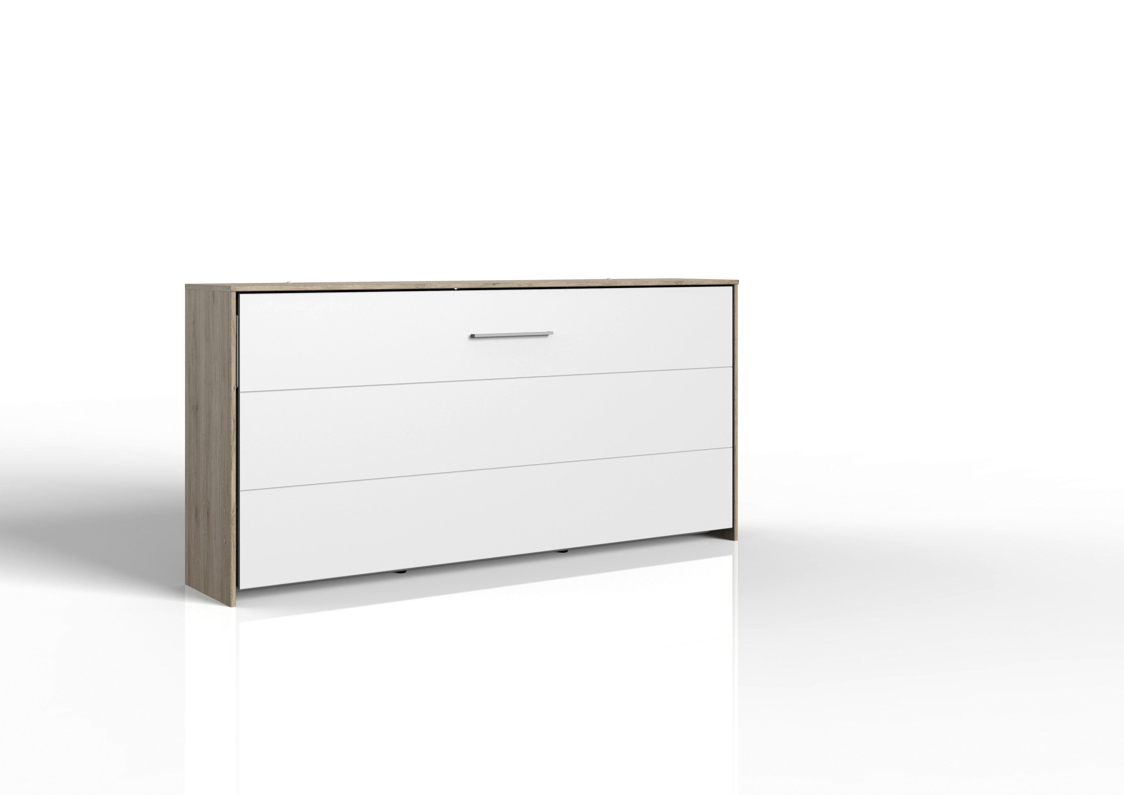 Klappbett Juist weiß Juist - Eiche/weiß (212,00/105,00/43,00cm)