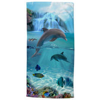 Strandtuch Will blau Polyester B/L: ca. 75x150 cm Will - blau (75,00/150,00cm) - Good Morning