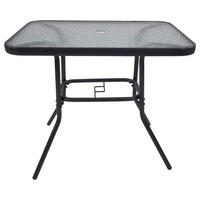 VCM Gartentisch anthrazit Metall B/H/T: ca. 80x70x55 cm Gartentisch - anthrazit (80,00/70,00/55,00cm) - VCM