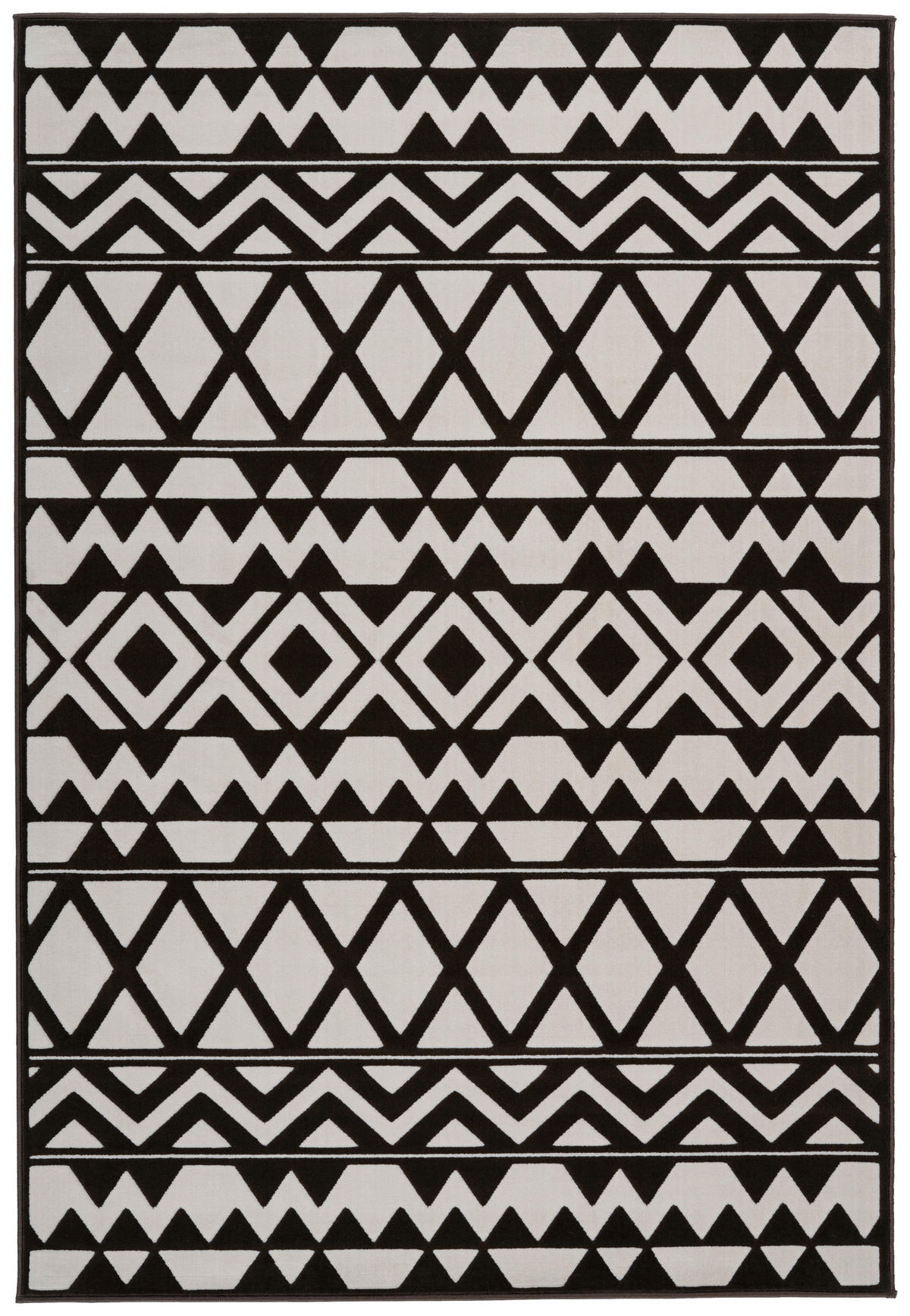 Kayoom Kurzflorteppich Esperanto 725 braun B/L: ca. 120x170 cm Esperanto 725 - braun/creme (120,00/170,00cm) - Kayoom