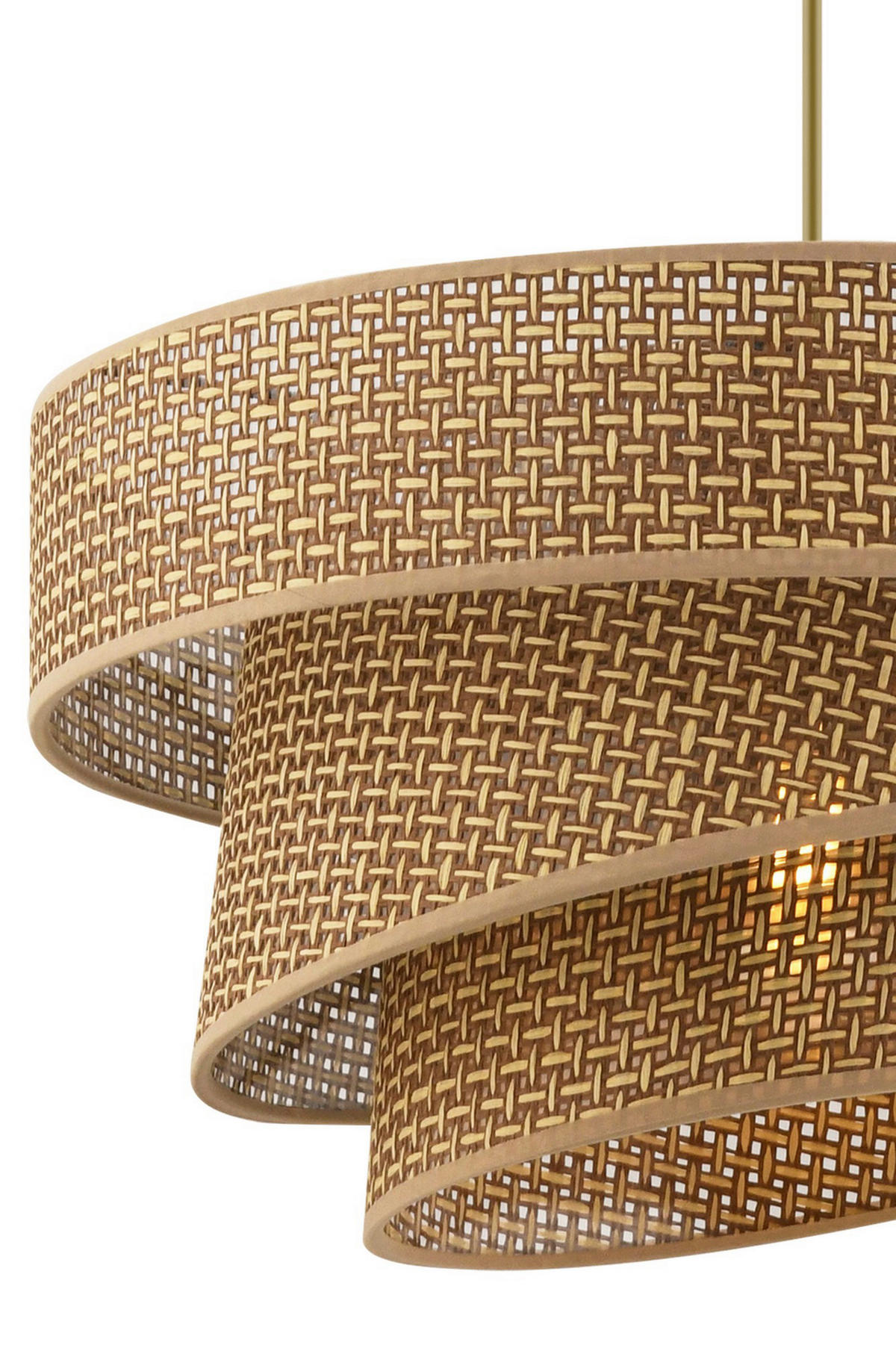 Opviq Pendelleuchte beige Baumwolle Metall B/H/L: ca. 40x72x40 cm E27 1 Brennstellen Couper Hazeran - beige (40,00/40,00/72,00cm) - Opviq