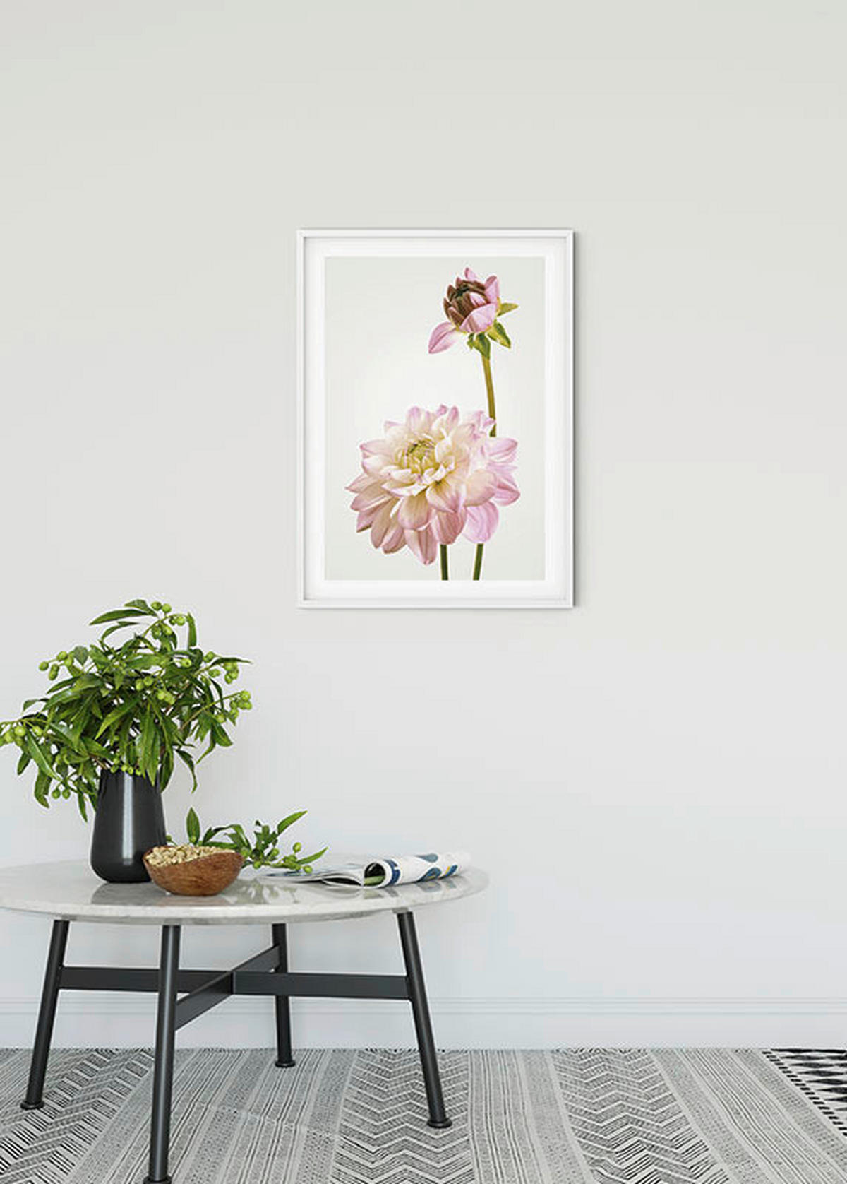 Komar Poster Dahlia Blumen B/L: ca. 50x70 cm Dahlia - (50,00/70,00cm) - Komar
