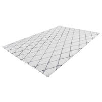 360Living Teppich Vivica weiß B/L: ca. 160x230 cm Vivica - weiß/anthrazit (160,00/230,00cm) - 360Living