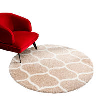 Sanat Hochflorteppich MADRID beige D: ca. 200 cm MADRID - beige (200,00cm) - Sanat